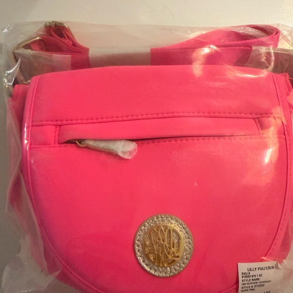 NWT Lilly Pulitzer Pink Giavanna Crossbody Bag - Picture 4 of 4